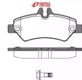 Комплект тормозных колодок METZGER 1246.00